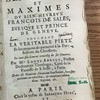 Sentimens et maximes du [bien-heureux] François de Sales, evesque et prince de Geneve.