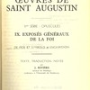 Exposés généraux de la foi