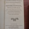 Conférences ecclésiastiques du Diocèse d'Angers, sur la grace, tenues pendant l’année 1739 et les suivantes.