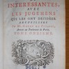 Causes célèbres et intéressantes avec les jugemens qui les ont décidées