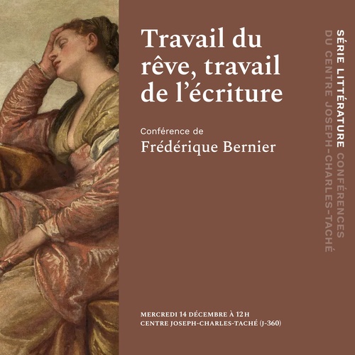(ANNULÉ) Conférence | Travail du rêve, travail de l’écriture