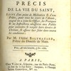 Année chrétienne, ou précis de la vie du Saint, suivi d’un point de Méditation et d’une Prière, pour tous les jours de l’Année, auquel on a joint les Offices, les Pratiques et les Instructions nécessaires aux Fidèles pour connoître et