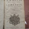 Analyse des épitres de Saint Paul et des épitres canoniques, avec des dissertations sur les lieux difficiles
