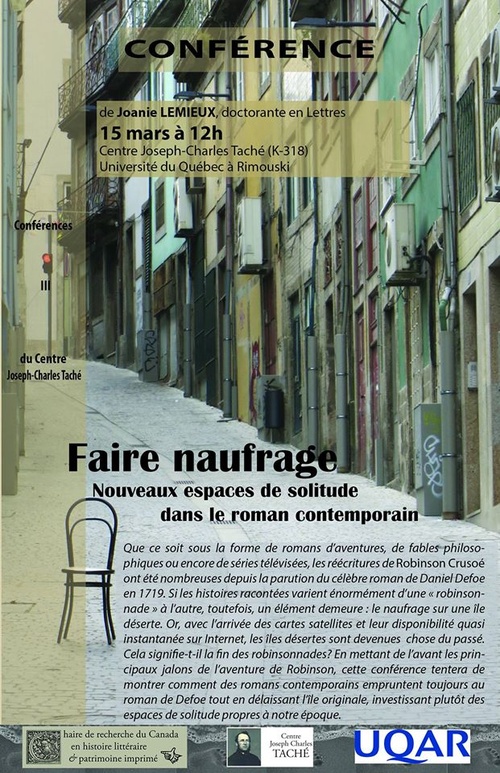 Faire Naufrage : Nouveaux espaces de solitude dans le roman contemporain