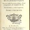 Institution au droit ecclesiastique