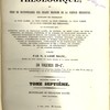 Dictionnaire universel de philologie sacrée, dans lequel on marque les différentes significations de chaque mot de l’Écriture, son étymologie, et toutes les difficultés que peut faire un même mot dans tous les divers endroits de la Bible où il se