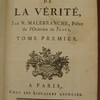 De la recherche de la vérité