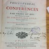 Procès-verbal des conférences tenues par ordre du roi pour l'examen des articles de l'Ordonnance civile du mois d'avril 1667 et de L'Ordonnance criminelle du mois d'avril 1670