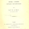 Banes et Molina : Histoire, doctrines, critique métaphysique