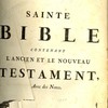 Sainte Bible contenant l’ancien et le nouveau testament