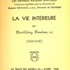 La vie intérieure