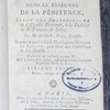 Conduite des confesseurs dans le tribunal de la pénitence, selon les instructions de S. Charles Borromée, & la Doctrine de S. François de Sales