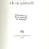 Une initiation à la vie spirituelle