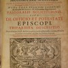 Augustini Barbosae J.U.D. Lusitani, protonotarii apostolici ... Pastoralis solicitudinis, sive, De officio et potestate episcopi, tripartita descriptio ..