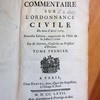 Nouveau commentaire sur l'Ordonnance civile du mois d'avril 1667