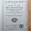 L'histoire et la vie de St Épiphane, archevêque de Salamine, & docteur de l'Église, où l'on voit ce qui s'est passé de plus curieux & de plus intéressant dans l'Église depuis l'an 310 jusqu'en 403 ; avec l'analyse des ouvrages de ce saint, son apologie contre les protestans, & des notes critiques & historiques