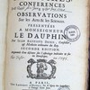 Mémoires, conférences et observations sur les arts et les sciences