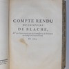 Compte rendu de l'histoire de Blache et des pièces trouvées par les commissaires du Parlement au Collège de Louis-le-Grand