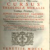 Collegii Salmanticensis FF. Discalceatorum B. Mariae de Monte Carmeli Primativae Observantiae, cursus theologiae moralis