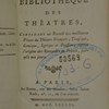 Petite bibliothèque des théâtres, contenant un recueil des meilleures pièces du théâtre françois, tragique, comique, lyrique & bouffon, depuis l'origine des spectacles en France, jusqu'à nos jours