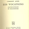 Comment aider les vocations sacerdotales et religieuses