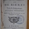 Conjuration de Nicolas Gabrini, dit De Rienzi tyran de Rome en 1347