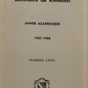Annuaire du Séminaire de Rimouski : Année académique 1965-1966