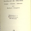 Vocabulaire Teilhard de Chardin : lexique, citations, références.