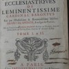 L'abrégé des annales ecclésiastiques de l'Eminentissime Cardinal Baronius