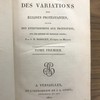 Histoire des variations des Églises protestantes, suivie des Avertissemens aux protestans, sur les lettres du ministre Jurieu