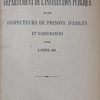 Rapports du département de l'instruction publique et des inspecteurs de prisons, d'asiles et d'assurances pour l'année 1885