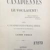 Si les canadiennes le voulaient !