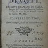 Introduction à la vie dévote