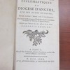 Conférences ecclésiastiques du diocèse d’Angers, sur les actes humains, Tenues pendant l’Année 1760 & les suivantes