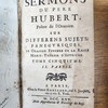 Sermons du Père Hubert, prêtre de l'oratoire