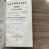 Grammaire italienne en 20 leçons : avec des thèmes, des dialogues, et un recueil de traits d'histoire, en italien, à l'usage des étudiants : augmentée de 4 nouvelles leçons.