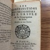 Les constitutions des religieuses des s. ursule de la congregation de Paris