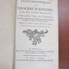 Conférences ecclésiastiques du diocèse d’Angers, sur les actes humains, Tenues pendant l’Année 1760 & les suivantes