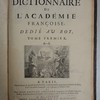 Le dictionnaire de l'Académie françoise