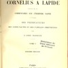 Les trésors de Cornelius A Lapide extraits de ses Commentaires sur l’Écriture Sainte à l’usage des prédicateurs des communautés et des familles chrétiennes