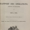 Exploration géologique du Canada. Rapport des opérations (Report of Progress) de 1863 à 1866