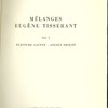 Mélanges Eugène Tisserant