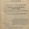 Les institutions de l'histoire du Canada ou Annales canadiennes jusqu'à l'an 1819 : suivies d'un précis jusqu'à nos jours, d'un tableau historique des progrès et biographique des hommes illustres du Canada, et accompagnées de synchronismes de l'histoire générale de l'Amérique