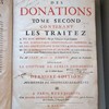 Traité des donations entre-vifs et testamentaires
