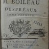 Oeuvres de M. Boileau Despreaux