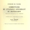 Commentaire de l'Évangile concordant ou Diatessaron