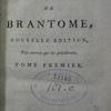 Oeuvres du Seigneur de Brantome