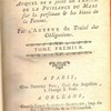 Traité de la communauté, auquel on a joint un Traité de la puissance du Mari sur la personne et les biens de sa Femme