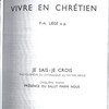 Vivre en chrétien