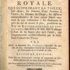 Projet d'une dixme royale, qui supprimant la taille, les aydes, les doüanes d'une province à l'autre, les décimes du clergé, les affaires extraordinaires ; & tous autres impôts onereux & non volontaires, et diminuant le prix du sel de moitié & plus, produiroit au roy un revenu certain et suffisant, sans frais ; & sans être à charge à l'un de ses sujets plus qu'à l'autre, qui s'augmenteroit considerablement par la meilleure culture des terres. Où l'on a ajouté la vie de l'auteur